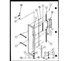 Amana SLM25H-P7836010W freezer door (sl25h/p7836008w) (slm25h/p7836010w) diagram