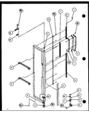 Freezer door (sl25h/p7836008w) (slm25h/p7836010w)