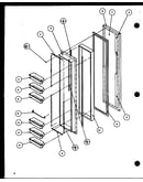 Freezer door (sl25h/p7836008w) (slm25h/p7836010w)
