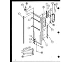 Amana SL25H-P7836008W refrigerator door (sl25h/p7836008w) (slm25h/p7836010w) diagram