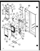 Freezer evaporator and air handling (sl25h/p7836008w) (slm25h/p7836010w)