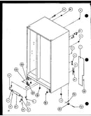 Rollers and back compartment (sl25h/p7836008w) (slm25h/p7836010w)