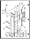 Freezer door hinge and trim parts (sw25h/p7836023w) (swp25h/p7836024w) (sw22h/p7836026w) (swp25h/p7836037w)