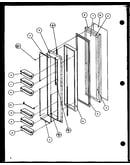 Freezer door (sw25h/p7836023w) (swp25h/p7836024w) (sw22h/p7836026w) (swp25h/p7836037w)