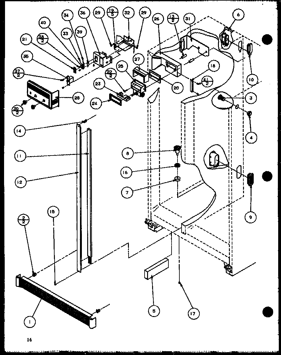 Refrigerator (sw25h/p7836023w) (swp25h/p7836024w) (sw22h/p7836026w) (swp25h/p7836037w)