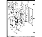 Amana SWP25H-P7836037W freezer evaporator and air handling (sw25h/p7836023w) (swp25h/p7836024w) (sw22h/p7836026w) (swp25h/p7836037w) diagram