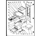 Amana SDB20H-P7836031W factory installed ice maker (scti20h/p7836030w) (sbi20h/p7836032w) diagram