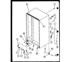 Amana SCTI20H-P7836030W rollers and back unit (scti20h/p7836030w) (sbi20h/p7836032w) diagram