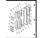 Amana SCD19H-P7804503W freezer door (scd19h/p7804503w) diagram