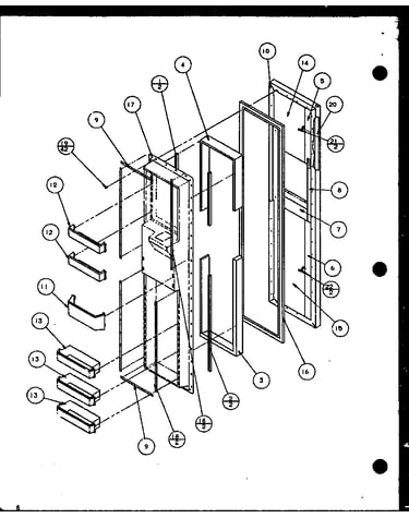 Freezer door (scd19h/p7804503w)