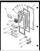 Refrigerator door (scd19h/p7804503w)