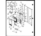 Amana SCDT22H-P7836011W freezer evaporator and air handling (scd19h/p7804503w) diagram
