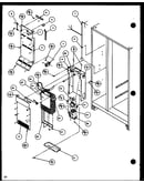 Freezer evaporator and air handling (scd19h/p7804503w)