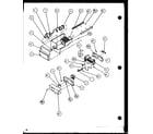 Amana SCDT22H-P7836011W ice bucket and ice maker (scd19h/p7804503w) diagram