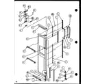 Amana SCD19H-P7804503W freezer door (scdt22h/p7836011w) (scdt25h/p7836001w) diagram