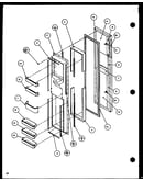 Freezer door (scdt22h/p7836011w) (scdt25h/p7836001w)