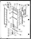 Refrigerator door (scdt22h/p7836011w) (scdt25h/p7836001w)
