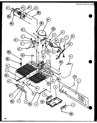 Machine compartment (scdt22h/p7836011w) (scdt25h/p7836001w)