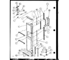 Amana SXDT22H-P7836012W freezer door diagram