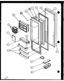Refrigerator door