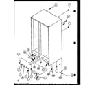 Amana SXDT25H-P7836002W drain and rollers diagram