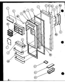 Refrigerator door