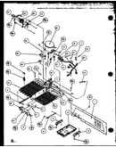 Machine compartment - panasonic compressor (sxd19mw/p1121402ww) (sxd19mg/p1121402wg) (sxd19ml/p1121402wl) (sxd22mw/p1120803ww) (sxd22mg/p1120803wg) (sxd22ml/p1120803wl) (sxd22mw/p1120804ww) (sxd22mg/p1120804wg) (sxd22ml/p1120804wl) (sxd22mbg/p1120807wg) (