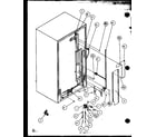 Amana SXD25MBL-P1121004WL cabinet back diagram