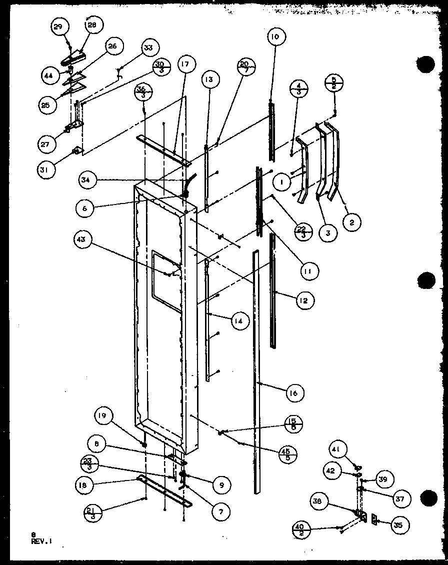 FREEZER DOOR (36761W/P1135801WW) (36761W/P1135801WW) (36761W/P1135802WW) (36761W/P1135802WW) (36768L/P1135803WL) (36768L/P1135803WL) (36768L/P1135804WL) (36768L/P1135804WL)