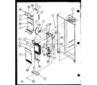 Amana 36541W-P1121702WW evaporator and air handling diagram