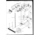 Modern Maid TRONICMODELREFRIGERATO refrigerator/freezer controls and cabinet parts diagram