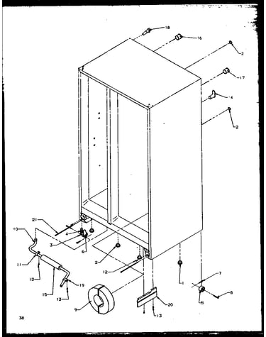 Rollers and back unit