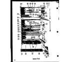 Amana T-17LD-1 interior parts (tr-19d) (tr-19ld) (tci-19d) (tci-19ld) diagram