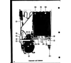 Amana T-17LD-1 compressor and condenser (tr-19d) (tr-19ld) (tci-19d) (tci-19ld) diagram