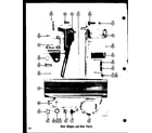Amana TR-19LD door hinges and door parts (tr-19d) (tr-19ld) (tci-19d) (tci-19ld) diagram