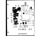 Amana TI-17D-1 machine compartment parts (tr-19d) (tr-19ld) (tci-19d) (tci-19ld) diagram