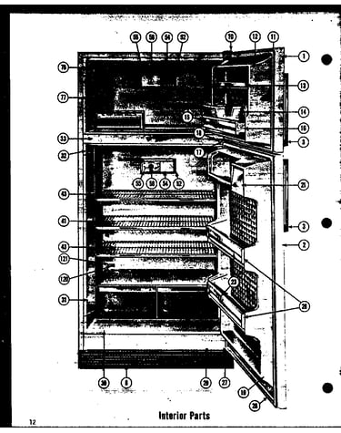 Interior parts (t-17e) (t-17le) (ti-17e) (ti-17le) (tr-17e) (tr-17le) (tri-17e) (tri-17le)