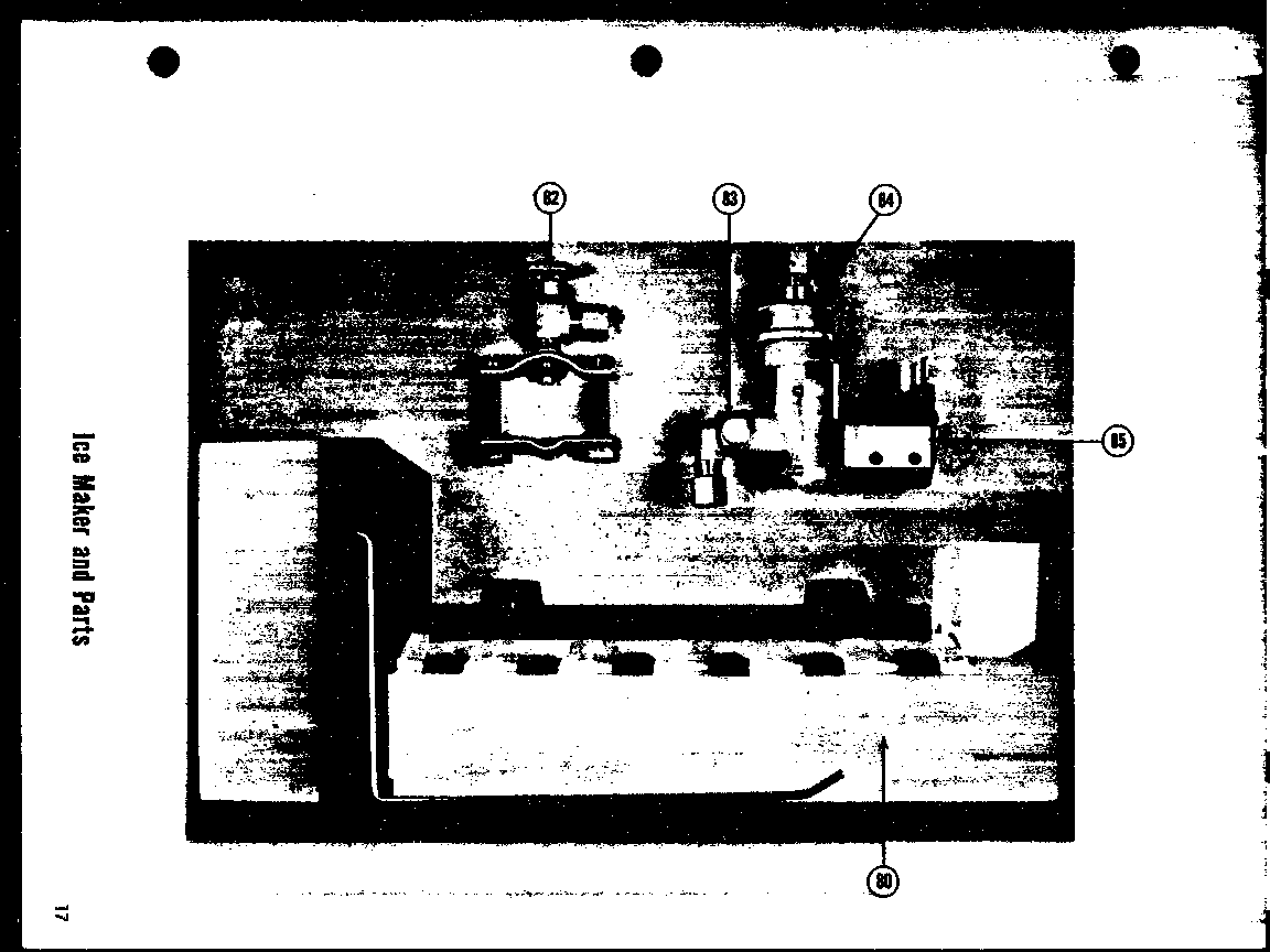 Ice maker and parts (t-17e) (t-17le) (ti-17e) (ti-17le) (tr-17e) (tr-17le) (tri-17e) (tri-17le)