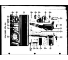 Amana T-17LE door hinges and door parts (t-17e) (t-17le) (ti-17e) (ti-17le) (tr-17e) (tr-17le) (tri-17e) (tri-17le) diagram