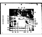 Amana TCI-19LE machine compartment parts (t-17e) (t-17le) (ti-17e) (ti-17le) (tr-17e) (tr-17le) (tri-17e) (tri-17le) diagram