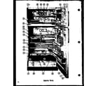 Amana TI-17LE interior parts (tr-19e) (tr-19le) (tci-19e) (tci-19le) diagram