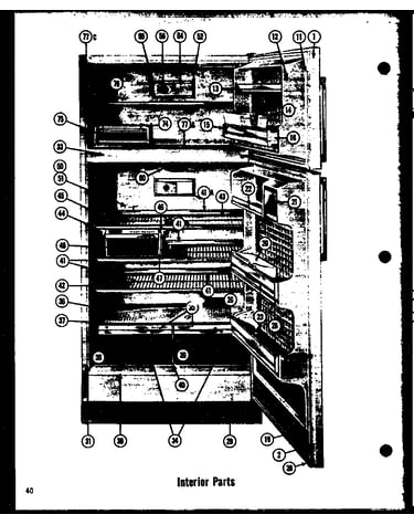 Interior parts (tr-19e) (tr-19le) (tci-19e) (tci-19le)