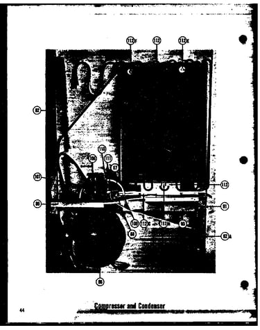 Compressor and condenser (tr-19e) (tr-19le) (tci-19e) (tci-19le)