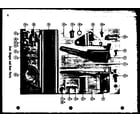 Amana T-17LE door hinges and door parts (tr-19e) (tr-19le) (tci-19e) (tci-19le) diagram