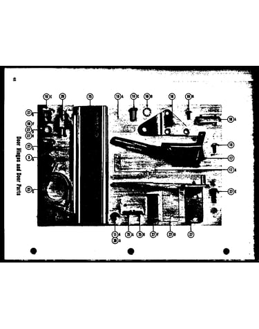Door hinges and door parts (tr-19e) (tr-19le) (tci-19e) (tci-19le)
