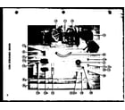 Amana TRI17LE machine compartment parts (tr-19e) (tr-19le) (tci-19e) (tci-19le) diagram