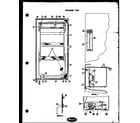 Amana R15LA cabinet/exploded view diagram