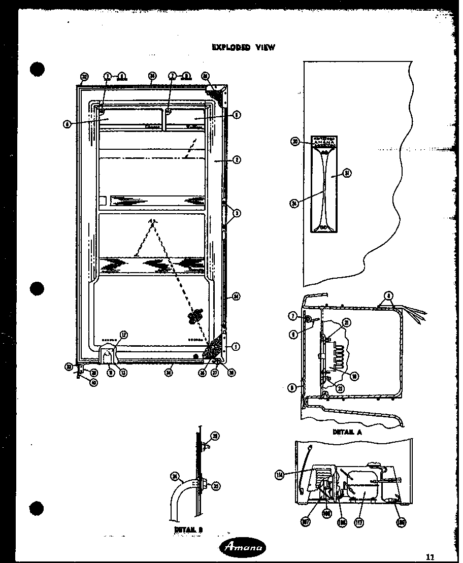 Cabinet/exploded view
