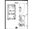Amana ARE14 door assembly diagram