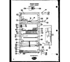 Amana BRFS14 cabinet diagram